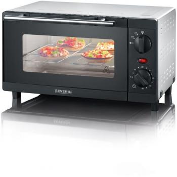 ARDEBO.de Severin TO 2052 Mini-Back-/Toastofen, 800 W, 9l, Ober-/Unterhitze, schwarz