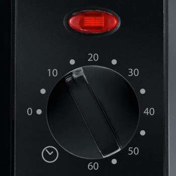 Severin TO 2052 Mini-Back-/Toastofen, 800 W, 9l, Ober-/Unterhitze, schwarz