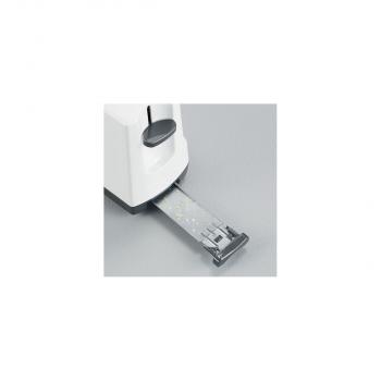 Severin AT 2232 Automatik-Langschlitztoaster, 800W, Defroster-Stufe, Aufwärm-Stufe, weiß-grau