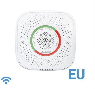 Shelly Gas CNG Gassensor, Erdgasmelder, WLAN, für die Steckdose, weiß (Shelly_Gas_CNG)
