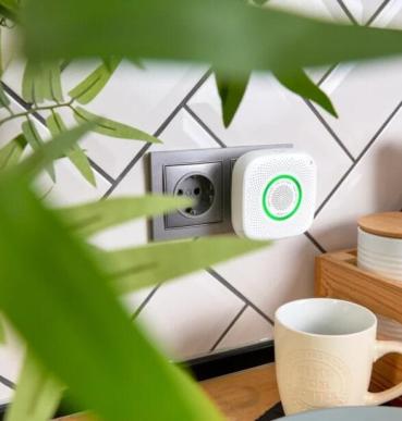 Shelly Gas CNG Gassensor, Erdgasmelder, WLAN, für die Steckdose, weiß (Shelly_Gas_CNG)