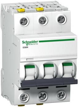 ARDEBO.de Schneider Electric A9F03325 Leitungsschutzschalter iC60N, 6 kA, B-Charakteristik, 25A, 3-Polig