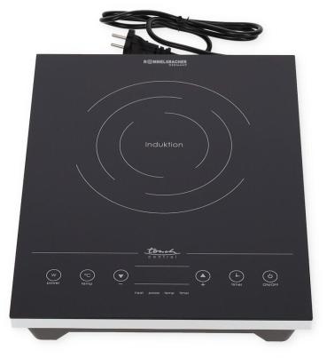 Rommelsbacher CT 2010/IN Einzelkochplatte, Induktion, 2000 W, Glaskeramik, schwarz