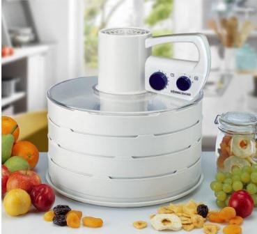 Rommelsbacher DA750 Dörrautomat, 700 W, 4 Etagen, Zeitschaltuhr, Abschaltautomatik, weiß