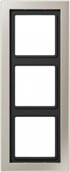 ARDEBO.de Rahmen, edelstahl, LS Design, Jung ESD2983