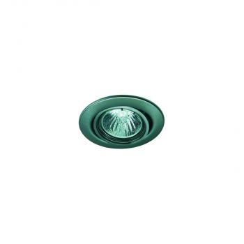 ARDEBO.de Protec.class PEL 05 Niedervolt-Einbaustrahler mit Innenring, 50W, G5,3, IP20, Edelstahl-Optik