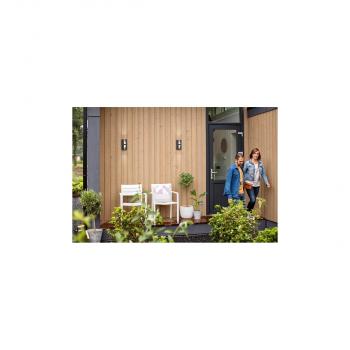 Philips myGarden LED Wandleuchte, 4,5W, 1000lm, IP44, anthrazit (915005377301)