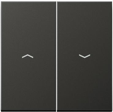 ARDEBO.de Wippe mit Symbolen, anthrazit, LS 990, Jung AL2995PAN
