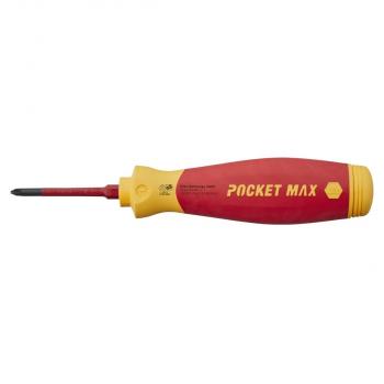 Wiha SB 2831-09040 PocketMax Schraubendreher mit Bit Magazin (45296)