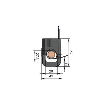 Wago 855-4101/200-001 Kabelumbau-Stromwandler; Bemessungsleistung 0,2 VA; Genauigkeitsklasse 1; Leitungslänge 3 m
