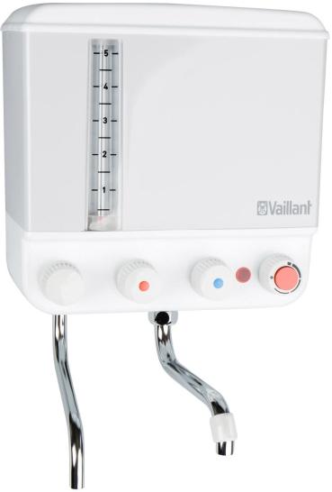 ARDEBO.de Vaillant VEK5L Kochendwassergerät, 5 l, 2,4 kW, weiß/ grau