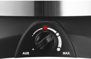 Unold Profi 48155 Crepesmaker, 1250 W, stufenloser Temperaturregler, schwarz/edelstahl