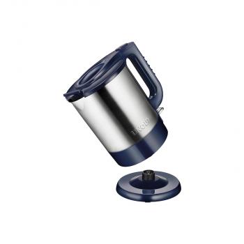 Unold 18018 Edition Blue Blitzkocher, 2200W, 1,5l, Trockengehschutz, Kochstopp, Edelstahl/blau