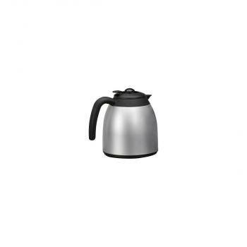 Clatronic KA 3328 Kaffeemaschine, 2 Thermoskannen, 2x 1 L, Automatische Abschaltung, schwarz-alu (263126)