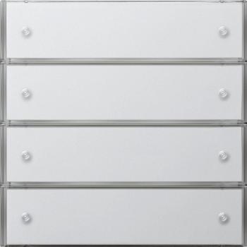 ARDEBO.de Gira 2034112 Tastsensor 3 Komfort 4fach, Reinweiß glänzend, Flächenschalter