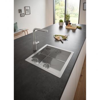 GROHE K700 Edelstahlspüle, 550x450mm, Edelstahl (31726SD0)