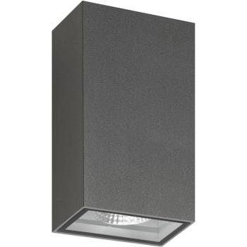 ARDEBO.de LCD Up- und Down Wandleuchte Typ 5011, 2x6W, 2x456lm, 3000K, graphit (5011)