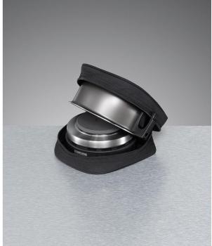 Rommelsbacher RK501/SU Reisekochplatte, 500W, Gussheizplatte, Edelstahl/schwarz