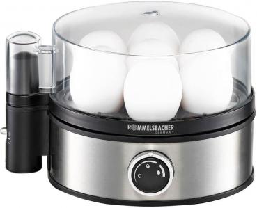 ARDEBO.de Rommelsbacher ER400 Eierkocher, 400 W, 1-7 Eier, edelstahl/schwarz