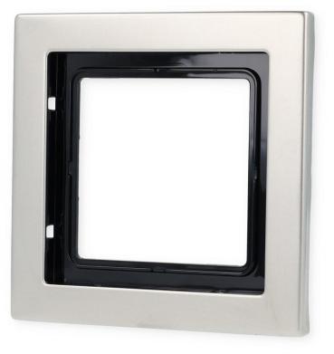 Rahmen 1-fach, edelstahl, LS Design, Jung ESD2981