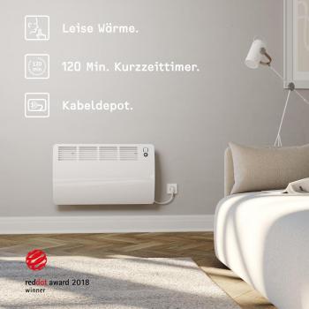 STIEBEL ELTRON CON 10 Premium Wandkonvektor, 1.00kW/230V, alpinweiß (237831)