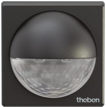 ARDEBO.de Theben theLuxa R180 BK Bewegungsmelder (PIR) Wandmontage außen IP55, Lichtsteuerung, 180° halbrund, max. 12 m, schwarz 1010201