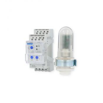 Theben LUNA 110 plus AL Dämmerungsschalter DIN-Schiene/Hutschiene, Aufbau-Lichtsensor, 2 TE, einstellbar 1100910