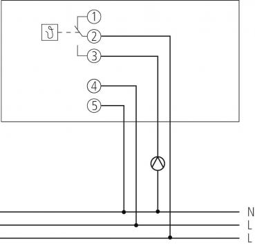 Theben RAMSES 782 Analog-Uhrenthermostat mechanisch, Aufputz, Wandmontage, Tagesprogramm, Wochenprogramm, 230 V, Netzversion, 3 Tage, Gangreserve, Raumthermostat, Normal- und Absenktemperatur getrennt einstellbar, Wahlschalter, dauernd Absenktemperatur, d