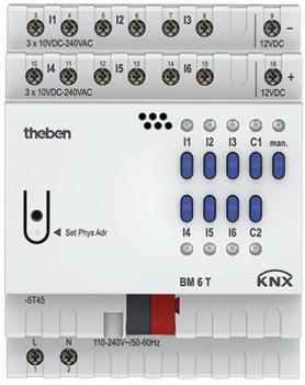 ARDEBO.de Theben BM 6 T KNX Binäreingang 6-fach, KNX TP 4940230