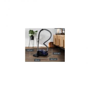 Siemens VS06A111 Bodenstaubsauger, 600W, PowerProtect Staubbeutel, Hygiene-Filter, moonlight blue