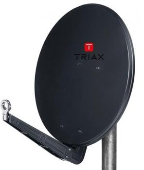 ARDEBO.de Triax FESAT 95 HQ SG Offset-Parabolreflektor, schiefergrau