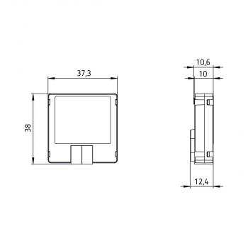 Theben TA 8 S KNX Tasterschnittstelle, 8-fach (4969228)