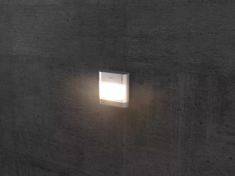 Theben theLeda D SL AL LED-Leuchte Wandmontage 8,5 Watt, aluminium, Spot, 3000 K (warmweiß) 1020701