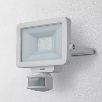 Theben theLeda B20L WH LED-Strahler 20 Watt, Wandmontage außen, weiß, Bewegungsmelder optional, 5000 K (neutralweiß) 1020683