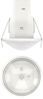 ARDEBO.de Theben theRonda S360-100 DE WH Präsenzmelder (PIR) Deckeneinbau innen, 360° rund, 8 m, 1 Kanal Licht, weiß 2080560