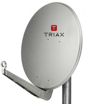 ARDEBO.de Triax Hit FESAT 85 LG Offset-Parabolreflektor, lichtgrau
