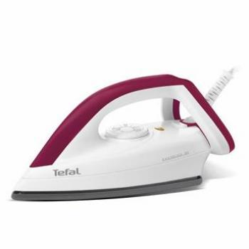 Tefal Easygliss FS4030 Bügeleisen, 1200 W, Durilium Bügelsohlen-Technologie, weiß/dunkelrot
