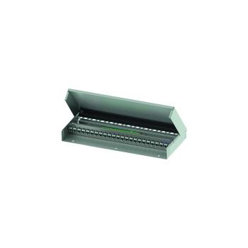 ARDEBO.de Telegärtner MPD24 AMJ/UMJ mit Kabelführung, ohne Module, reinweiß (100021514)