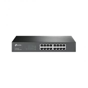 ARDEBO.de TP-Link TL-SG1016D 16-Port Gigabit Switch, 16x10/100/1000Mbit/s-Ports, schwarz