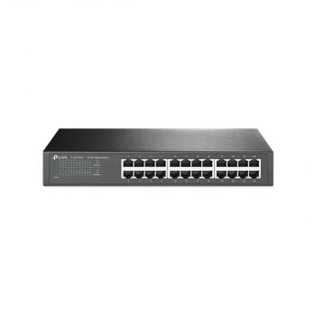 ARDEBO.de TP-Link TL-SG1024D 24-Port-Gigabit-Desktop/Rackmount-Switch, 24x10/100/1000Mbit/s-Ports, schwarz