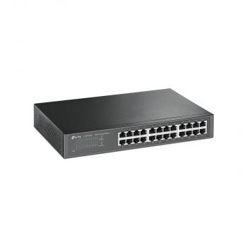 TP-Link TL-SG1024D 24-Port-Gigabit-Desktop/Rackmount-Switch, 24x10/100/1000Mbit/s-Ports, schwarz