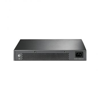 TP-Link TL-SG1024D 24-Port-Gigabit-Desktop/Rackmount-Switch, 24x10/100/1000Mbit/s-Ports, schwarz
