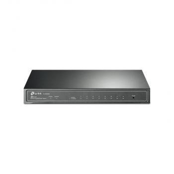 ARDEBO.de TP-Link TL-SG2008 JetStream-8-Port-Gigabit-Smart-Switch, 8x10/100/1000Mbit/s RJ45-Ports, schwarz