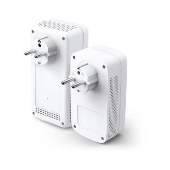 TP-Link TL-WPA8631P KIT Wi-Fi Adapterkit, AV1300-AC1200-Gigabit-WLAN-Powerline-KIT mit Steckdose, weiß