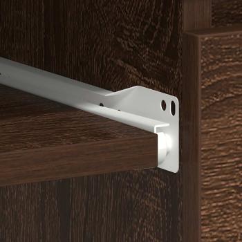 Schreibtisch Braun Eichen-Optik 90x45x76 cm Holzwerkstoff