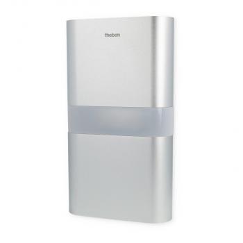 ARDEBO.de Theben theLeda D UD AL LED-Leuchte Wandmontage 11,5 Watt, aluminium, Uplight, Downlight, 3000 K, warmweiß, Bewegungsmelder 1020904