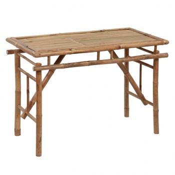 ARDEBO.de - Gartentisch Klappbar 115x50x75 cm Bambus