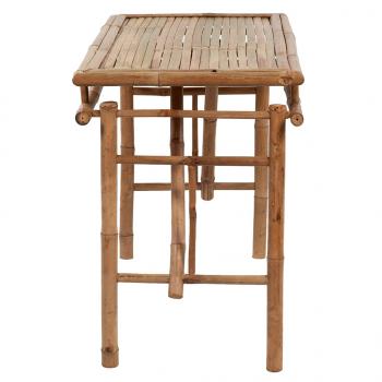 Gartentisch Klappbar 115x50x75 cm Bambus