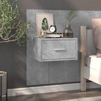 Wand-Nachttische 2 Stk. Betongrau