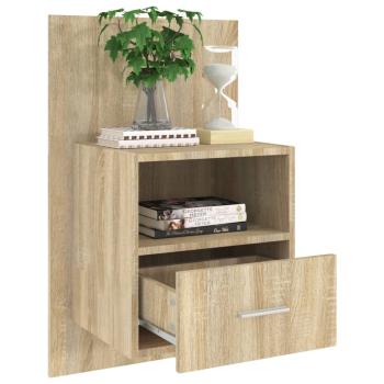Wand-Nachttische 2 Stk. Sonoma-Eiche